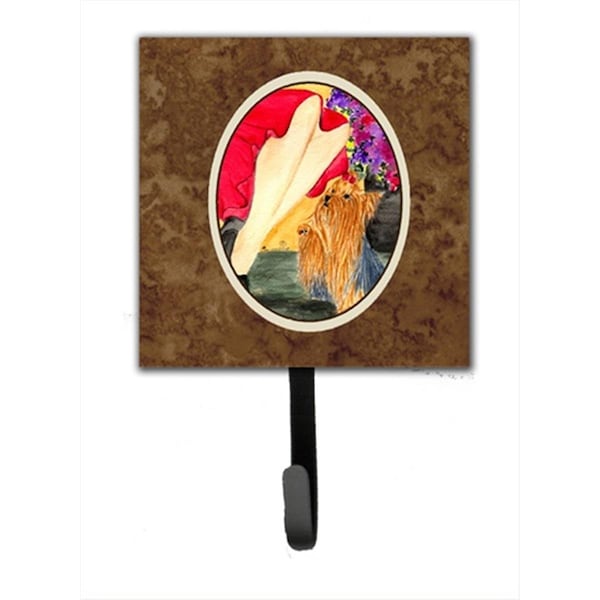 Micasa Lady With Her Yorkie Leash Holder Or Key Hook MI757924 - main